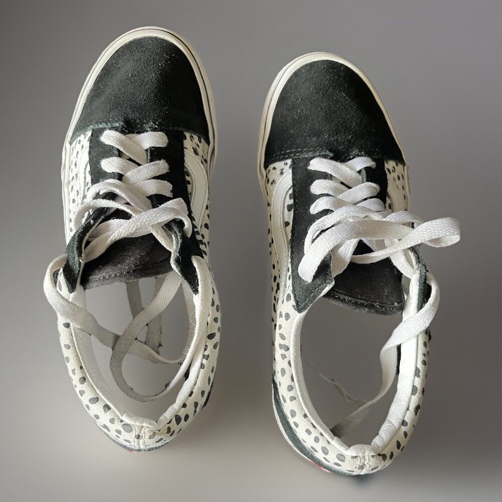 Vans Dalmatian Black True White ComfyCush Youth 4.5 Women 6 Shoes